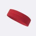 Schnelltrocknendes nahtloses rotes Strick-Sportstirnband für Fitness und Yoga - Standard / Rot
