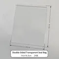 Thick transparent PVC jewelry seal bag 15x18cm with airtight ziplock closure - 24 Mil / 15x18cm / Clear