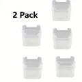 Set di 2 organizer smerigliati per porta del frigorifero per conservazione cucina - 2 Pezzi/Set