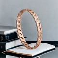 Minimalistische roségouden Maillon kettingarmband van waterbestendig titanium staal - Roségoud