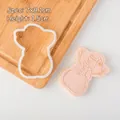 Snowman shaped cookie cutter 7x9.1cm for Christmas fondant and baking decoration - Snowman - Cutter