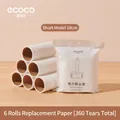Ersatzrolle / 10cm Kurz 6 Rollen 360 Blatt