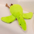 Soft green pterodactyl plush toy dinosaur pillow with white belly and wings - 80*55cm / Green