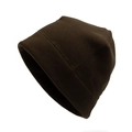 Deep brown thermal fleece beanie for men, windproof outdoor skiing winter hat accessory - 55-59CM / Olive Green