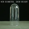 Transparent acrylic dome cover for DIY crafts, 9cm diameter and 20cm height display - 9*20CM Plastic Dome