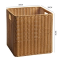 30*30*30cm Hellkaffee