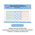 Cute cartoon bear sticky note set with iris themes and 90 sheets for student planning - 2# Iris Stationery