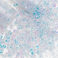 Spotted colored glass jelly beads with transparent storage tube for DIY jewelry making - 8mm Spotted Beads / Pale Blue
