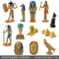 12-teiliges Mini-Spielfiguren-Set Altes Ägypten mit Sphinx, Anubis und Tutanchamun Masken - Antike Ägyptische Zivilisation Set (BL-1136)