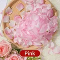 Pink artificial silk rose petals for romantic wedding and Valentine's Day decor - Light Pink
