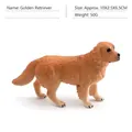 Statuetta realistica di Golden Retriever, cane marrone da scrivania di 10x2,5x6,5 cm - Golden Retriever (PL127-197)