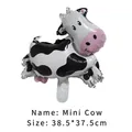 Mini palloncino in alluminio a forma di testa di mucca per decorazioni di compleanno - Mini Mucca