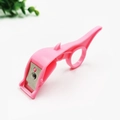 Sbucciatore per agrumi rosa con anello per dita per una facile presa e sbucciatura - Confezione in busta / Rosa