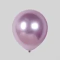 Metallic purple latex balloon with reflective glossy finish for festive party decoration - Metallic Light Purple - Medium