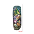Temporary full arm tattoo sticker WD-010 with skull and lotus flower design - WD-010/Colorful Skull and Cemetery