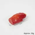 Portachiavi in miniatura in PVC zampetto di maiale realistico, finitura lucida, 4.5cm - Modello di Zampone di Maiale