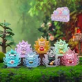 Nine-tailed fox glowing resin figure in semi-transparent glitter violet finish - Kunlun Nine-tailed Fox Series 3 Set of 6 / Random 1pc