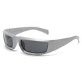 Silver Frame Grey Lens