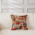 Amerikanischer Landhaus Stil Kissenbezug Baumwolle Leinen Blumen Jacquard Sofa Kissen - 45*45cm (Ohne Kern) / Barock