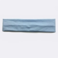 Breathable blue cotton sports headband for running and outdoor fitness activities - Light Haze Blue