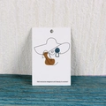Minimalist rectangular paper earring card with abstract face art and slogan - 6*9cm【EA-ZK155】Earring Card