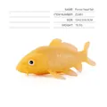 Realistic golden flower head fish model toy with detailed scales 15x2.5x6.5cm - Flower Head Fish (ZQ951)