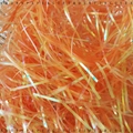 Vibrant orange holographic iridescent shredded paper for gift box filler DIY materials - 100g Pack / Iridescent Orange
