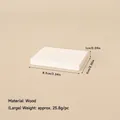 Miniature white wooden block for Christmas snow scene DIY decoration Large 25.8g - No.105 - Wooden White Large Base