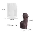 DIY alpaca silicone mold for scented candles and plaster crafts with mold weight 90g - Silicone / Alpaca