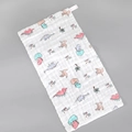 Six-layer cotton baby gauze towel with cute cartoon dinosaur prints and bubble texture - 25x50cm / Baby Dinosaur