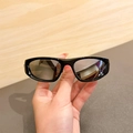 Kids sporty sunglasses with black glossy frames and silver mirrored lenses - Black Frame Silver Mirrored Lens