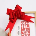 Large red glitter ribbon bow for wedding car mirrors and gift packaging decoration - 45# Pearlescent Crystal 10Pcs/Pack