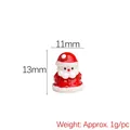 Miniature Santa Claus resin figurine for DIY dollhouse, size 13x11mm and 1g weight - Santa Claus Figurine
