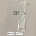 Self-adhesive clear PP packaging bags 22x35cm with multi-language warning labels - 22x35cm