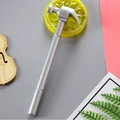 Silver hammer-shaped creative gel pen for students and fans of cool stationery - Hammer Shape - Silver / 0.5mm