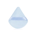 Borla de terciopelo triangular azul claro con cinta de satén para polvos sueltos - Tamaño Estándar / Azul claro