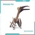 Realistic Quetzalcoatlus dinosaur model in brown finish standing on white background - Quetzalcoatlus (BL-5264)