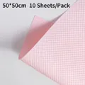 Pink embossed waterproof floral wrapping paper with dot texture and 50x50cm dimensions - Polka Dot Embossed - Crystal Rose