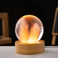6cm Red Rabbit Tail Grass USB Plug-in