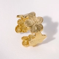 Gold Multiple Flower Cluster Style (JR422-G7)