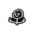 Minimalist enamel stickman brooch with sunglasses and funny middle finger gesture - Sunglasses Double Middle Finger Style(QHXZ2000)