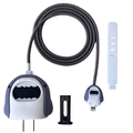 Cartoon shark protective case set for 18W/20W power adapter and Lightning data cable - Shark / Five-Piece Set