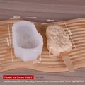 Molde de silicona alimentaria para polos caseros con forma de flor DIY - Estilo Floral E