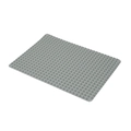 Gray heat-resistant silicone rectangle baking mat with textured surface on white background - Chicken Roasting Mat