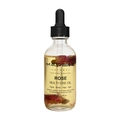 Olio multiuso alla rosa 60ml in flacone contagocce con petali di fiori essiccati - Olio di rosa