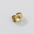 Polished 18K gold butterfly earring back closure made of 304 stainless steel - Gold