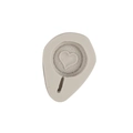 Off-white heart-shaped silicone ice cream and chocolate mold for creative baking DIY - Style 5-Heart Lollipop / Gray