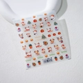 Pegatinas de uñas navideñas con renos y copos de nieve modelo estilo TS-3195 - Estilo de Ciervo de Navidad Lindo (TS-3195)