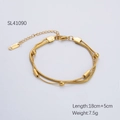 Layered Snake Chain with Beads (SL41090)