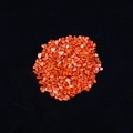 Macro detail of natural red jasper crushed stones for fish tank and home decoration - 100 g / Red Jasper